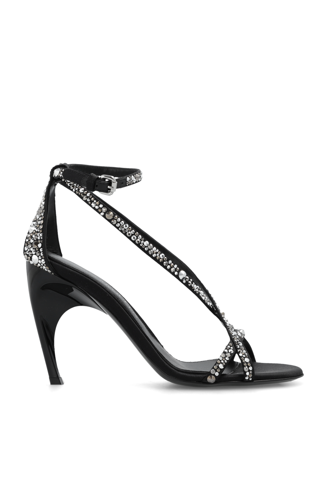 Schwarz Armadillo heeled sandals Alexander McQueen Vitkac Germany